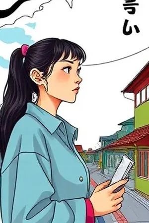 木屐与狐火封面，木屐踩过青石板，狐火在身后跟随